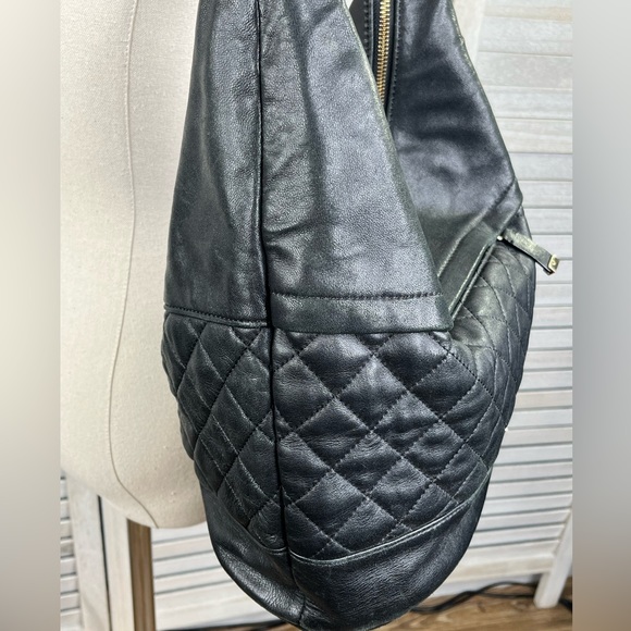 CALVIN KLEIN Quilted Satchel Bag Black - Picture 7 of 12